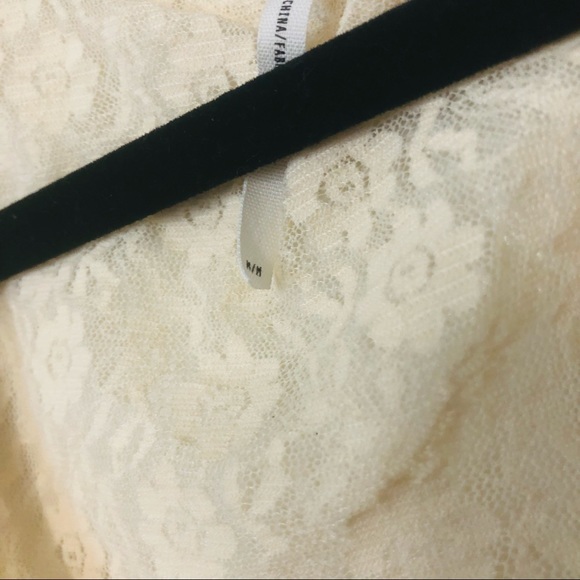 SOLDNWT Free People Women's Long Sleeve Witchy Lace Skater Dress Tea Size Medium - Picture 11 of 12